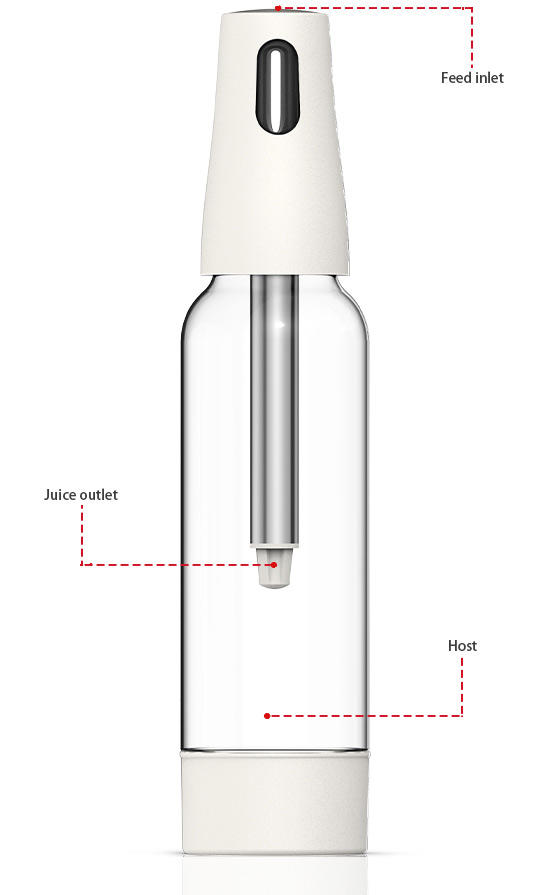 KT-128 White Portable Soda Maker Make Sparkling Water Maker Soda Stream